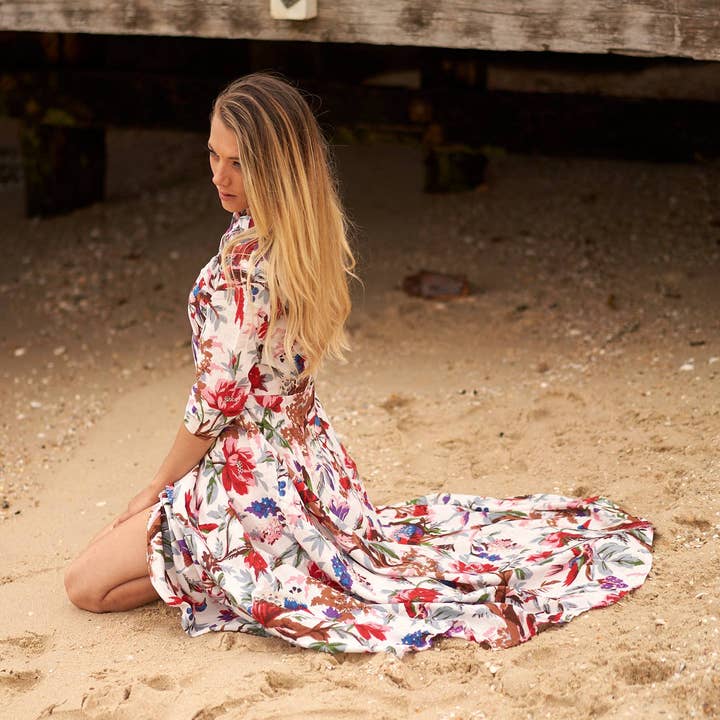 Island Paradise' 100% Cotton Boho Dress - Set of 2* for wholesale by Boho-Eclectica