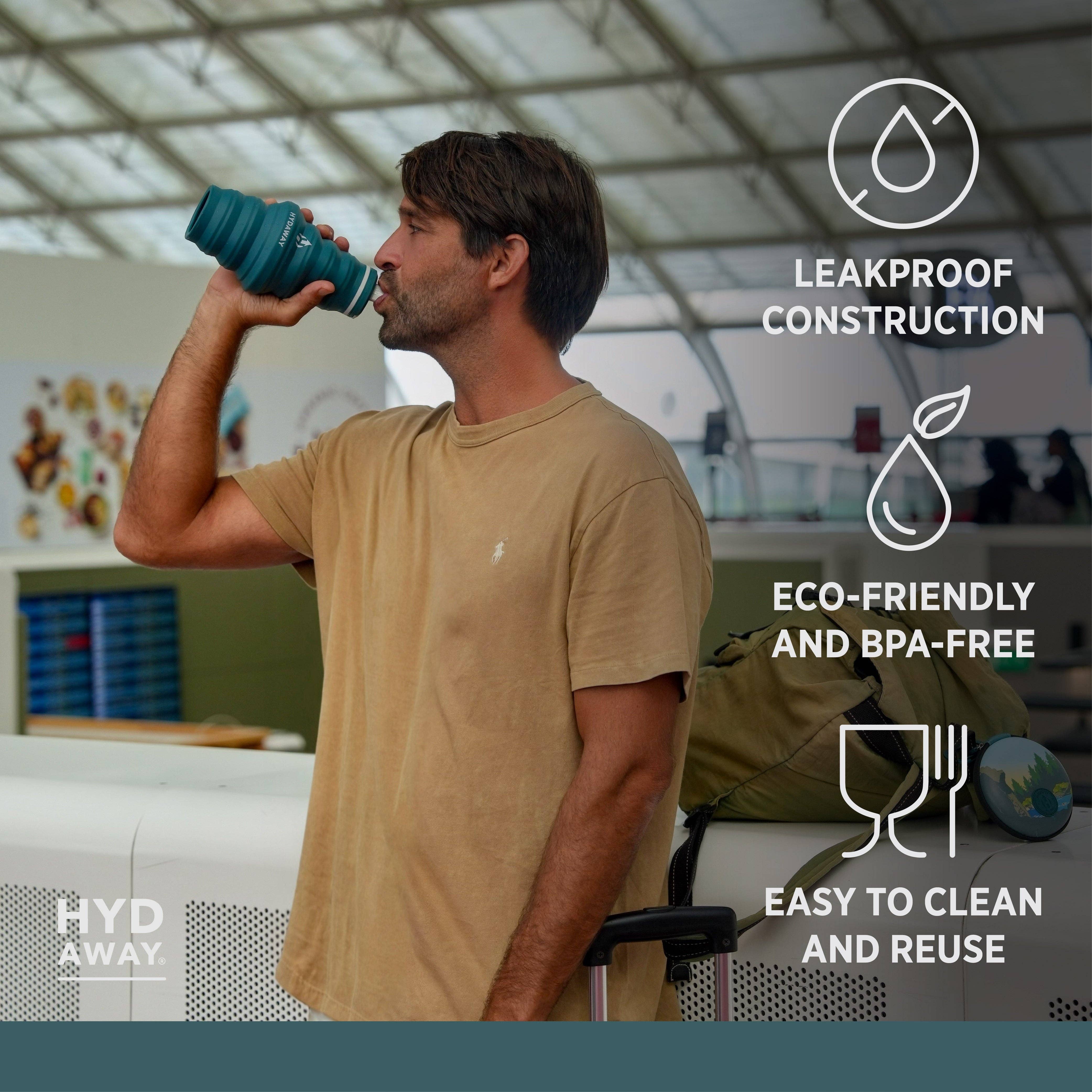 HYDAWAY – Großhandel Trinkflaschen – Zusammenklappbare Wasserflasche | 25oz34