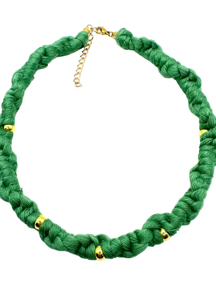 Collier Sophia en macramé pour la vente par Daydream Weaver