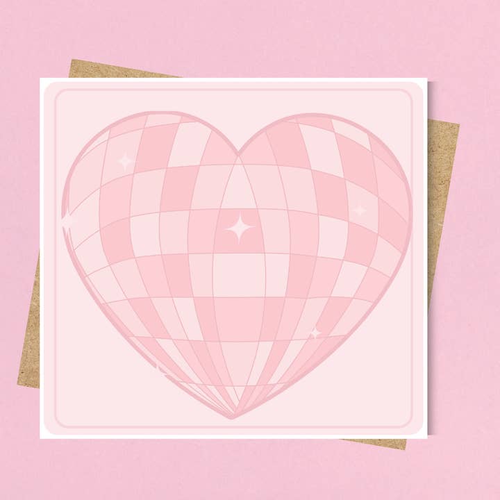 Coração de Bola de Espelhos Bloco de Notas por atacado de Golden Pineapple Inspirations