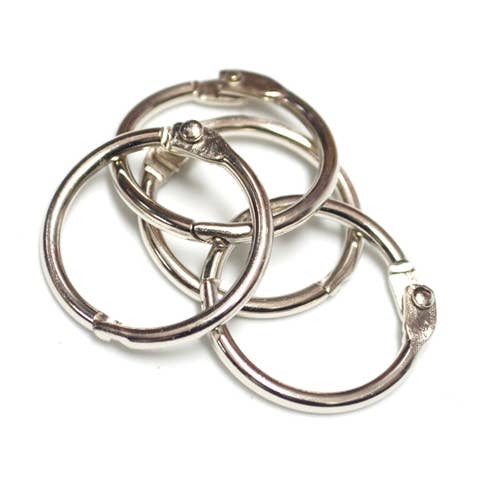 Rings 80 mm Nickel-Plated Steel CF 50 pcs for wholesale by Idea Casa