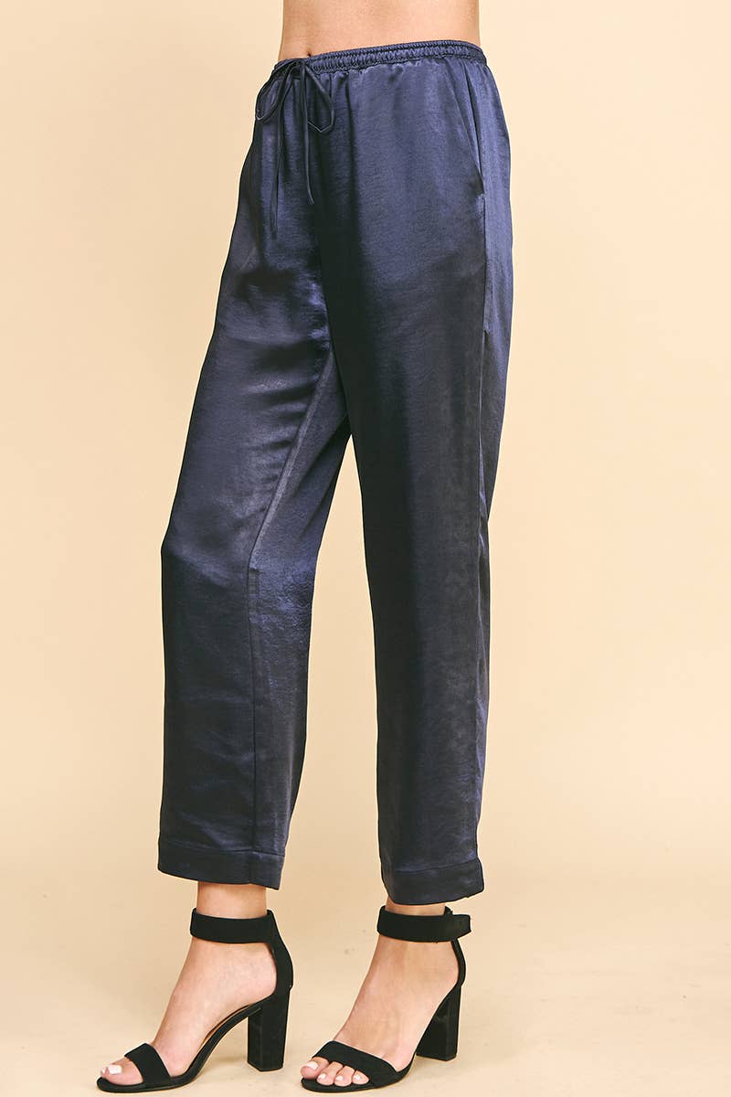 PINCH - Wholesale Pants - Women's - SATIN STRAIGHT PANTS - 5370B2