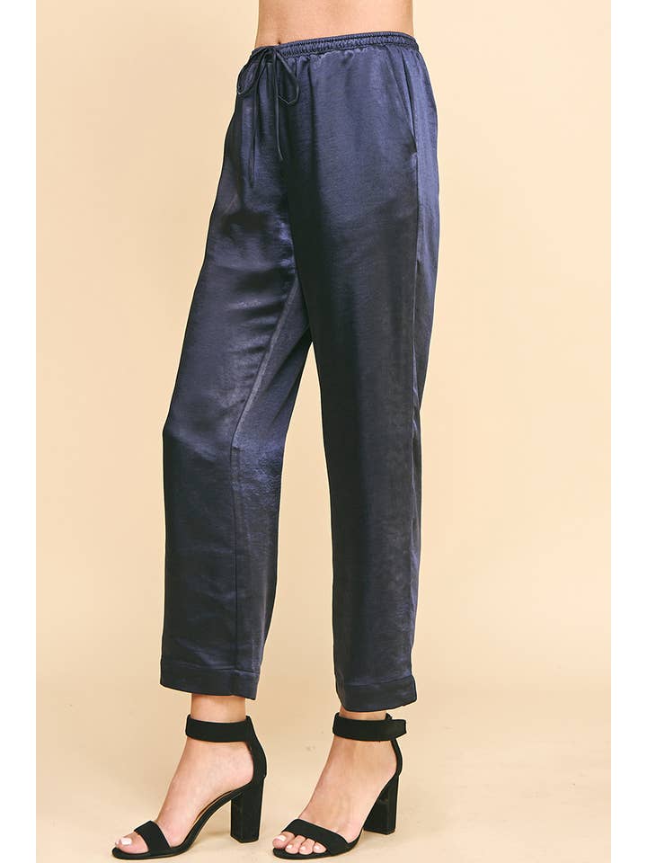 PINCH - Wholesale Pants - Women's - SATIN STRAIGHT PANTS - 5370B2