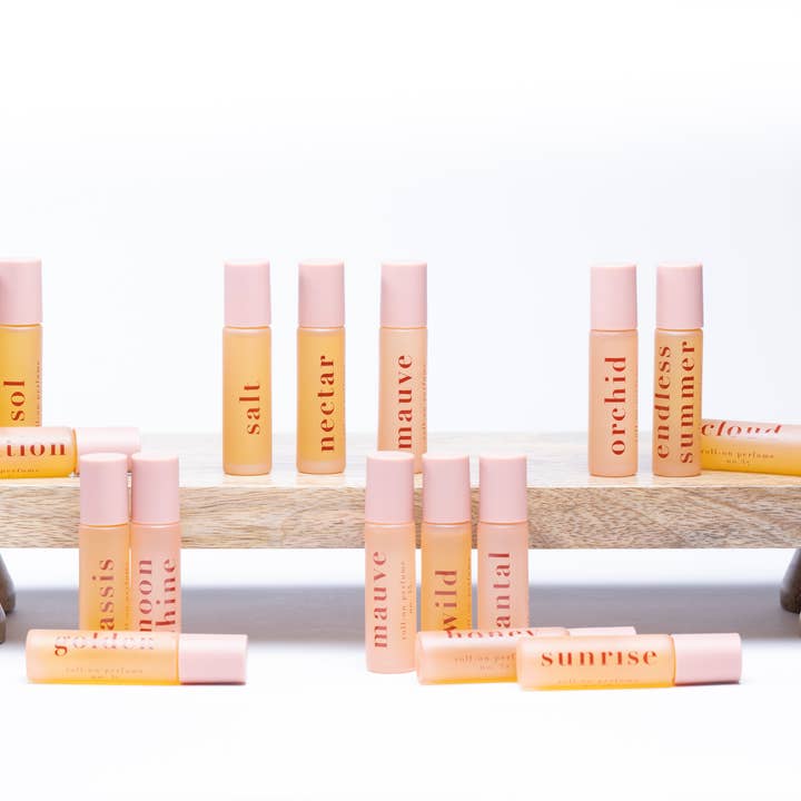 Ginger June Candle Co. - Wholesale Roll-On Fragrance - roll-on perfume • 17 scents • non toxic • small batch