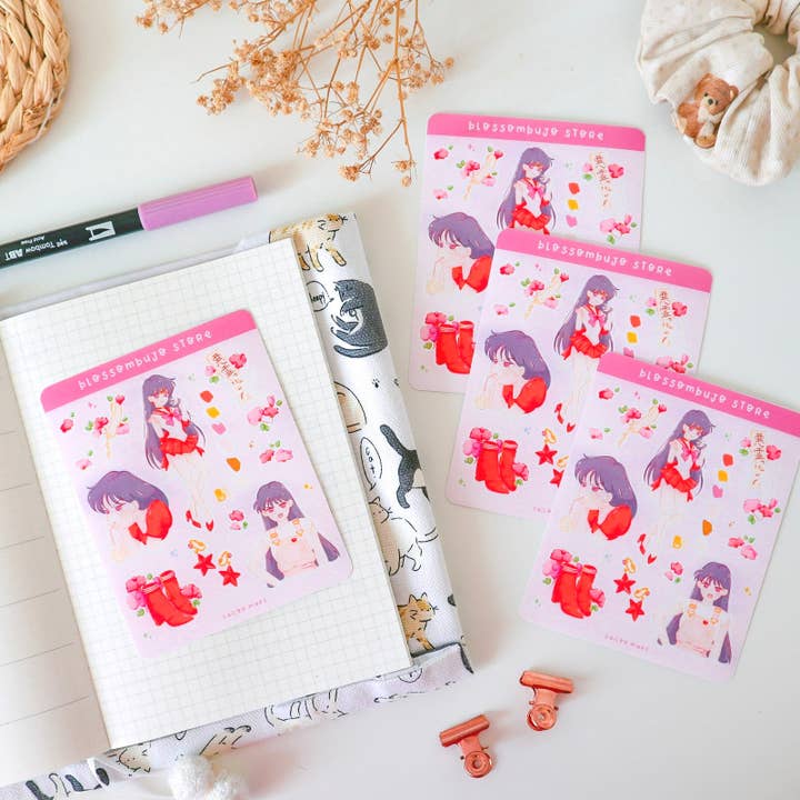 BlossomBujo Store - Wholesale Sticker - Stickersheet Vinyl - Sailor Moon16