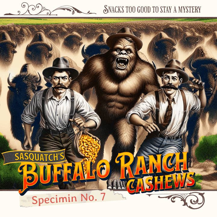 Duff & Shaw - Legendary Snacks - Wholesale Nuts - Sasquatch's Buffalo Ranch Cashews2