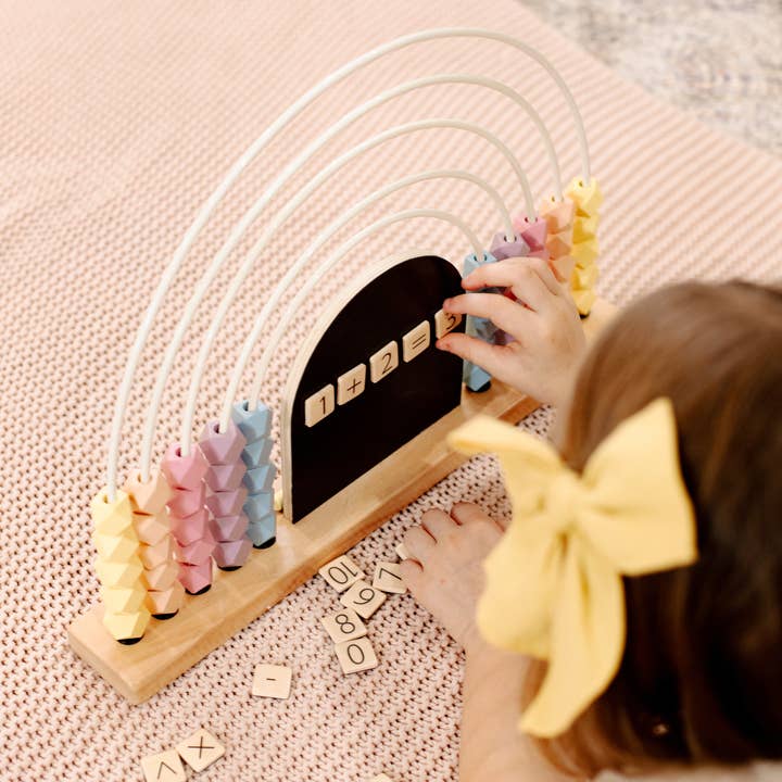Wishamotherwould - Venta al por mayor Juego de ingenio - Niños - Rainbow Abacus para niños4