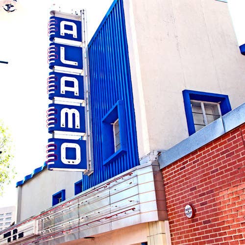 Alamo Theatre onderzetter voor wholesale door South Austin Gallery