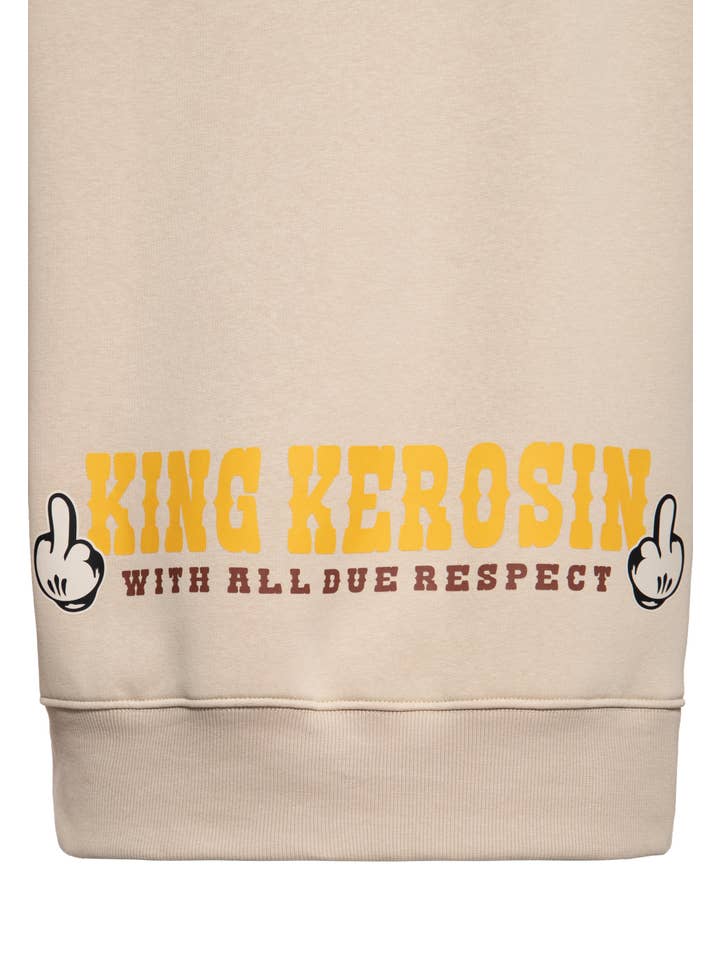 Btex Fashion GmbH / KING KEROSIN - Vendita all'ingrosso Felpa con cappuccio - Unisex - Felpa con cappuccio Sex, Drugs & Rock 'n' Roll