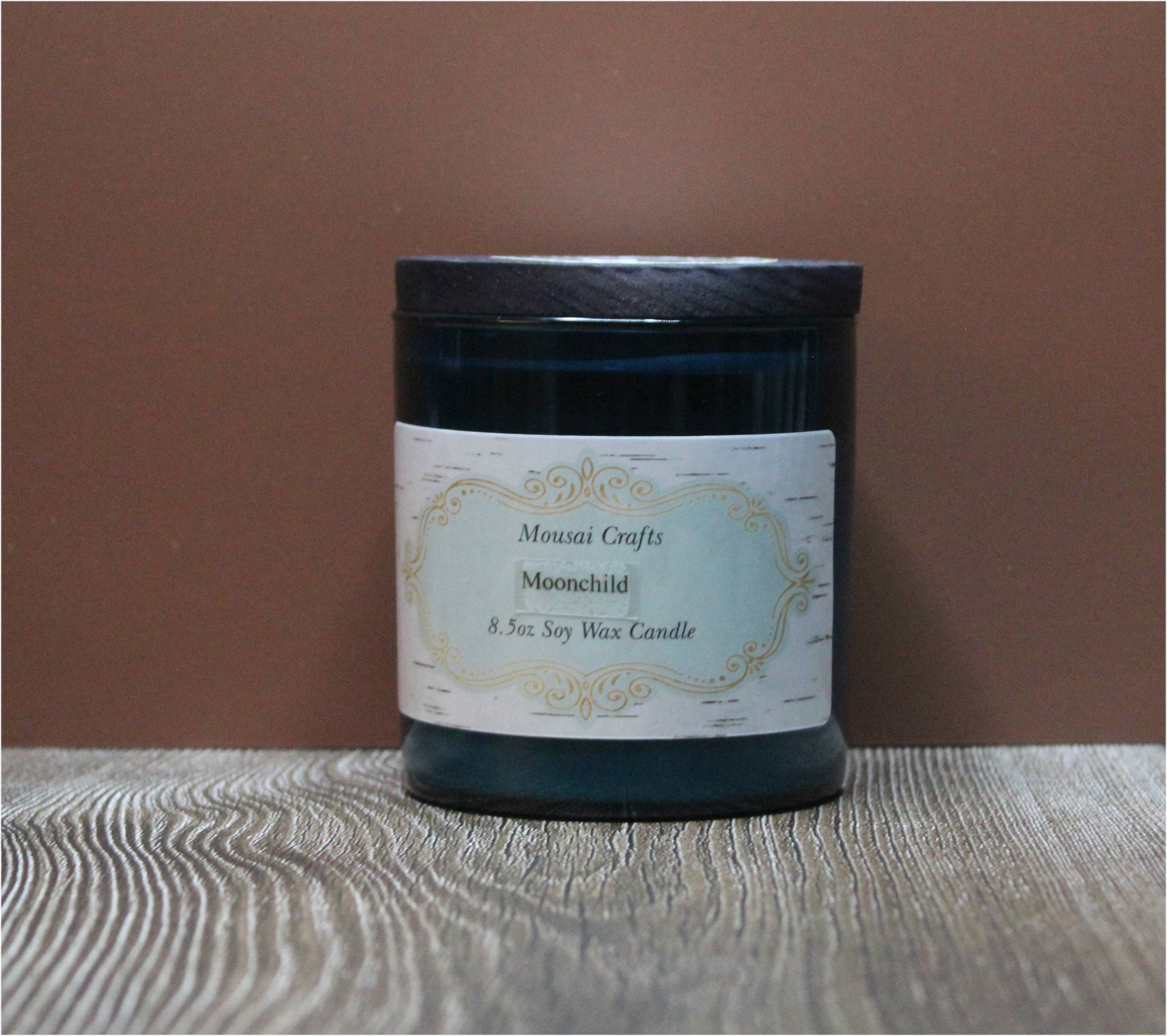 Mousai Crafts - Wholesale Jar/Filled Candle - Moonchild 8.5oz Soy Wax Candle2