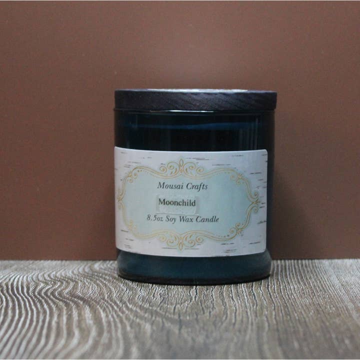 Mousai Crafts - Wholesale Jar/Filled Candle - Moonchild 8.5oz Soy Wax Candle2