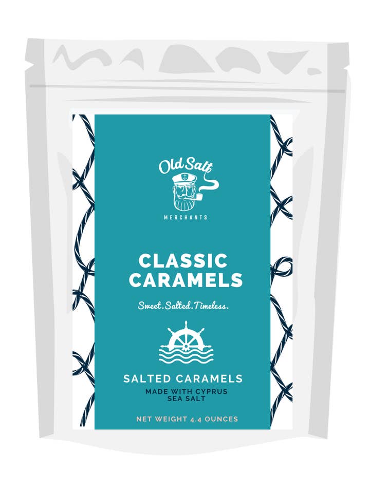 Caramels au beurre salé classiques pour la vente par Old Salt Merchants