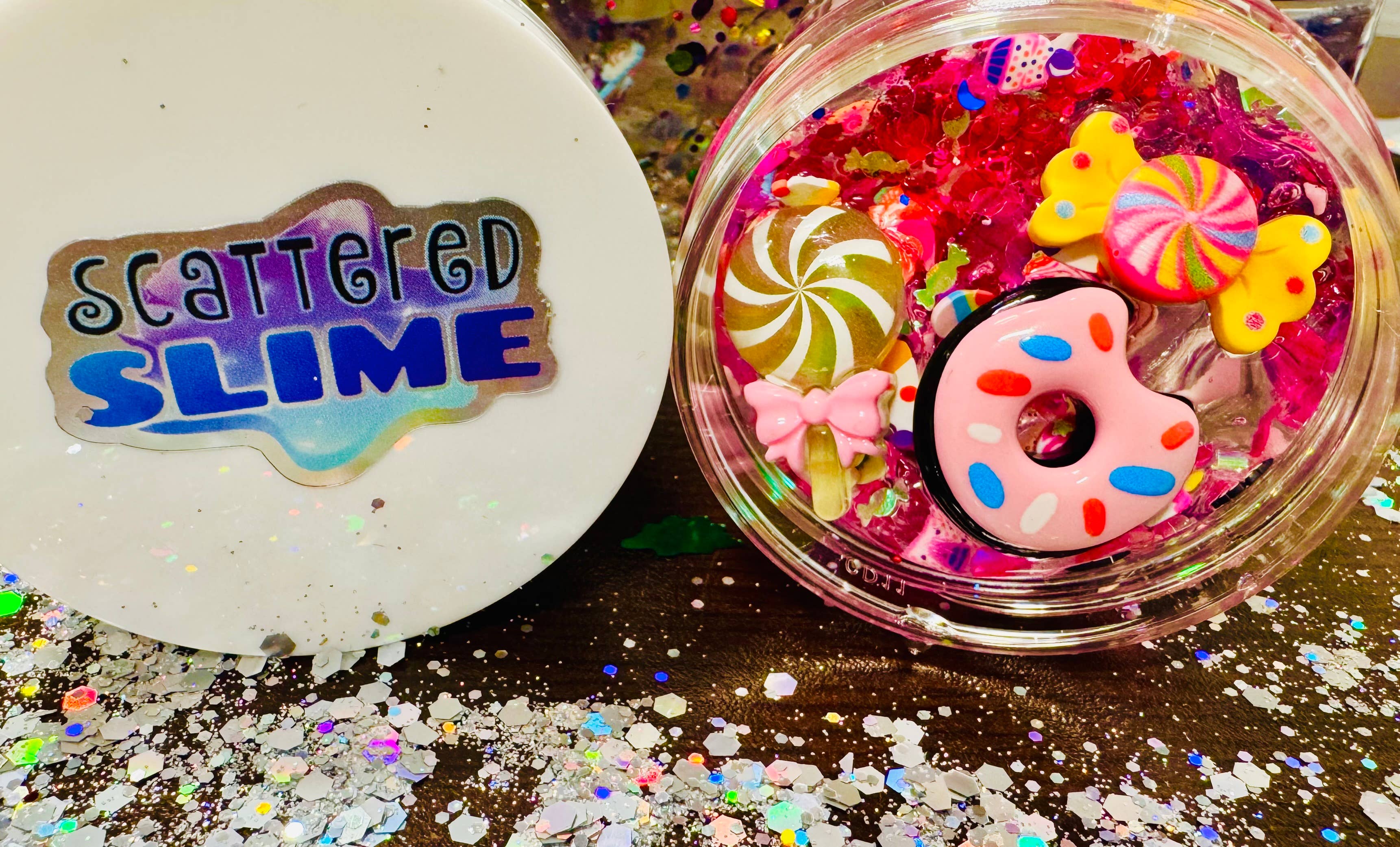 Scattered Slime - Vente Pâte ingénieuse/slime – enfant - Kit complet de slime gourmand6