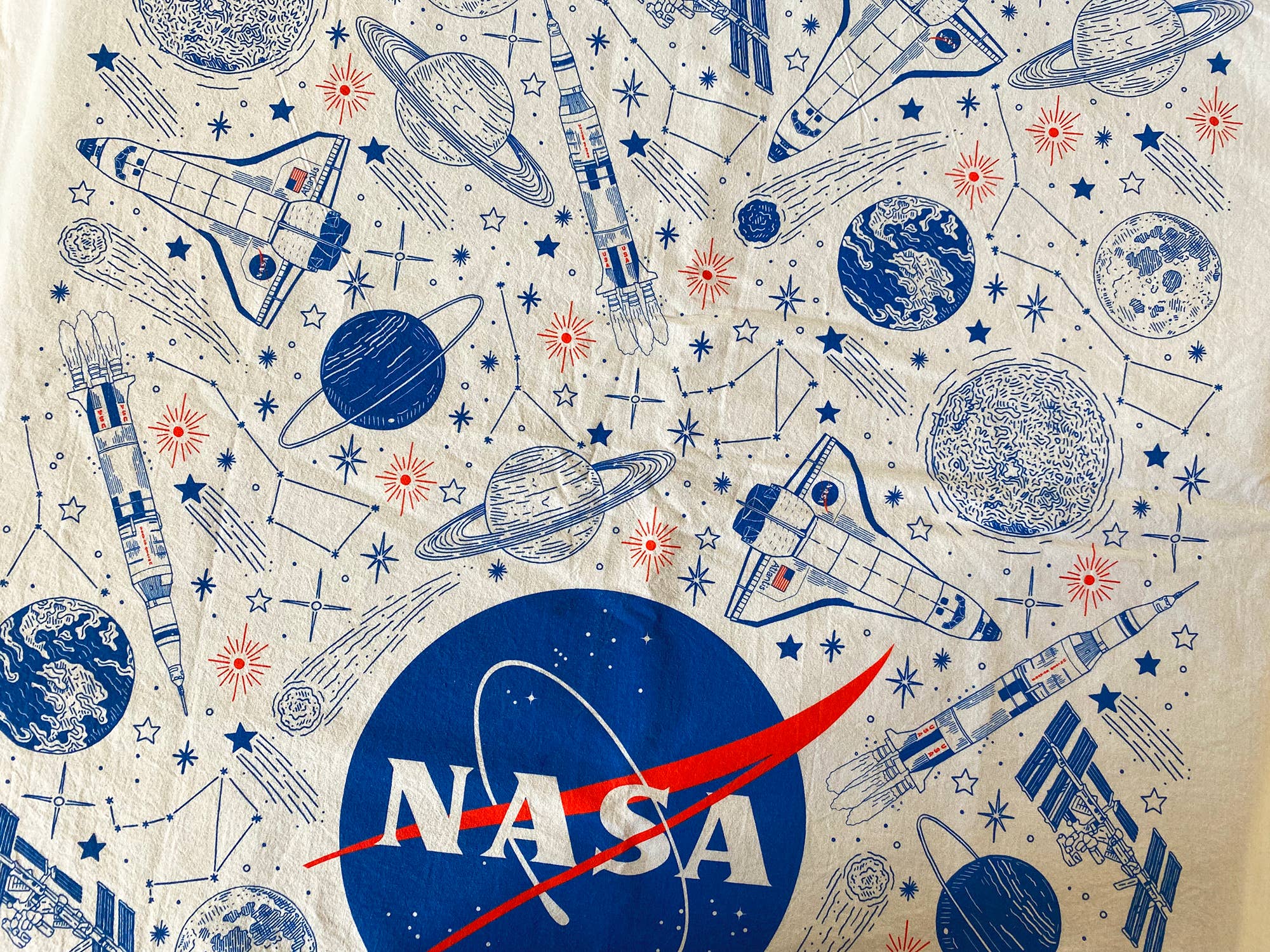 Noteworthy Paper & Press - Wholesale Tea Towel - NASA Tea Towel5