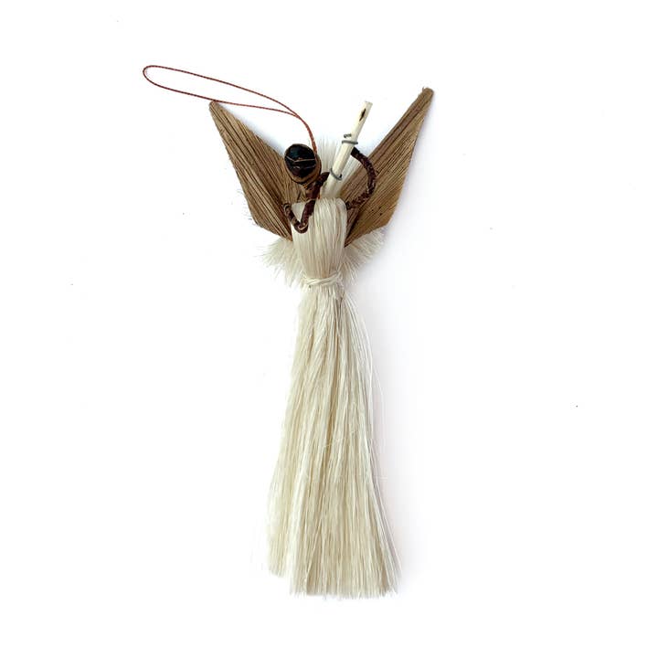 Ornaments 4 Orphans – wholesale Prydnad – Bananfiber och sisal ängel prydnad