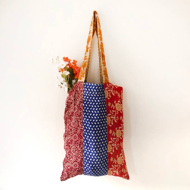 WorldFinds - Wholesale Tote Bag - Women's - Sari Shopper Tote