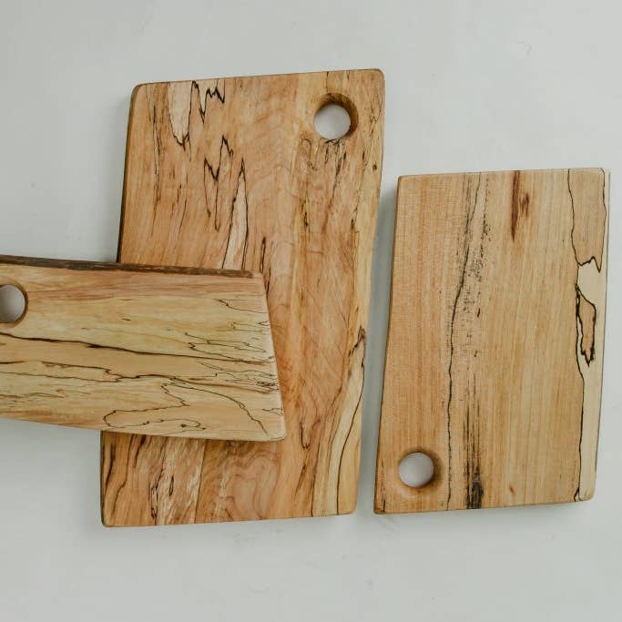 Petermans Boards and Bowls Inc. - Wholesale Cutting Board - 12" SPALTED MAPLE RECTANGULAR CUTTING BOARD3