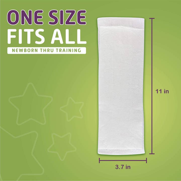 Inspire - Vente Renfort d'absorption pour couches – bébé - Booster Pads Dimples, 90 unités2