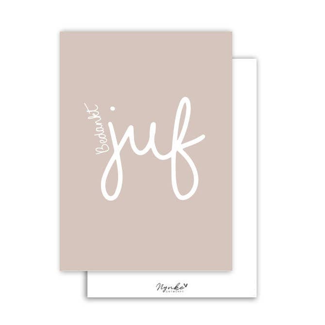 NynkeOntwerpt - Wholesale Thank You Card - Card | Thank you teacher2