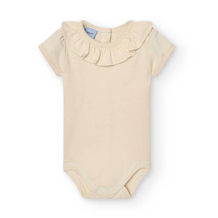 Babidu - Venta al por mayor Body sin pies - Bebés - Body De Bebe Cuello Volante Manga Corta 1X1