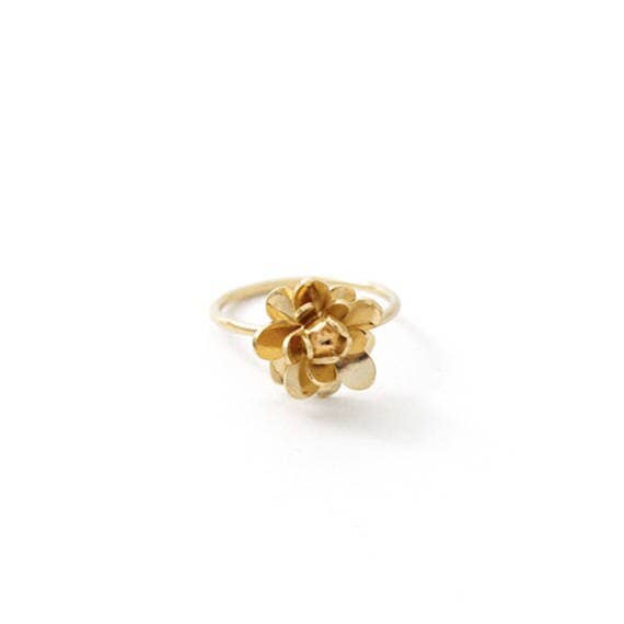 My Sen - Wholesale Band/Stacked Ring - LOTUS flower ring1