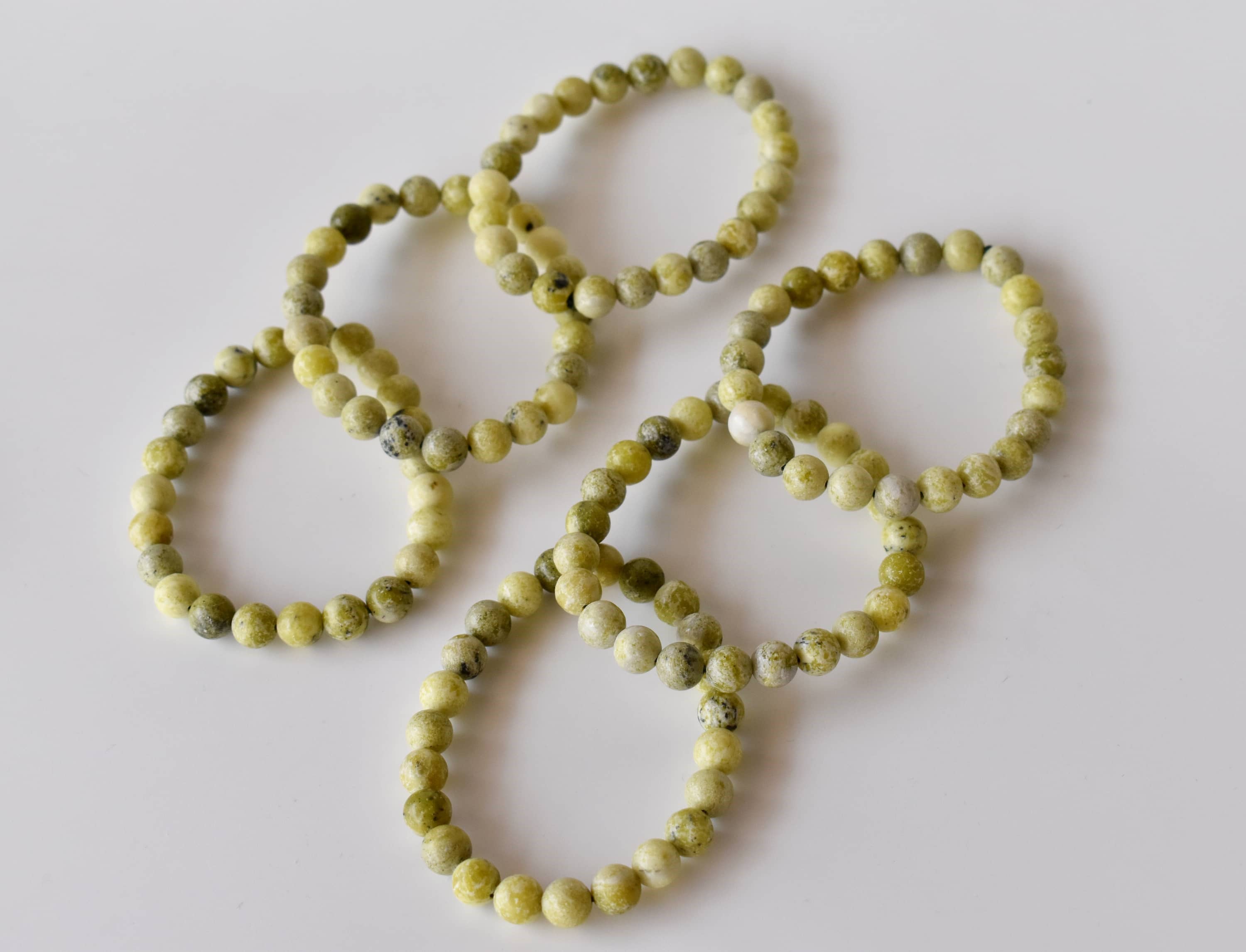 Soothing Crystals - Wholesale Beaded Bracelet - Healing Bracelet | Serpentine | Gemstone Bracelet5