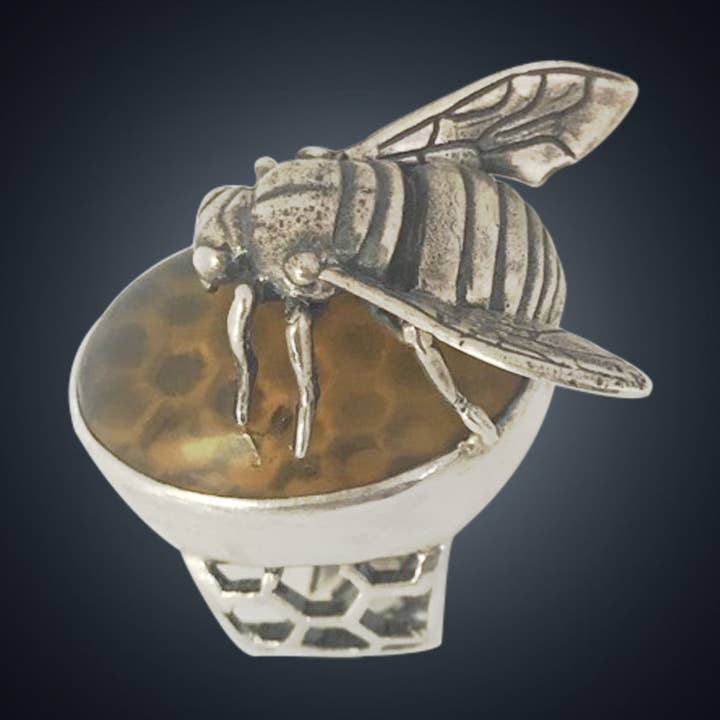 HONNINGBI RING for engroshandel hos Mercurious Designs