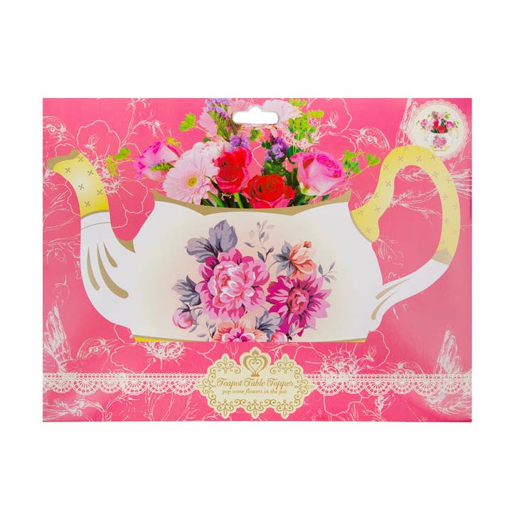 Talking Tables USA - Wholesale Vase - Floral Teapot Vase | Tea Party |