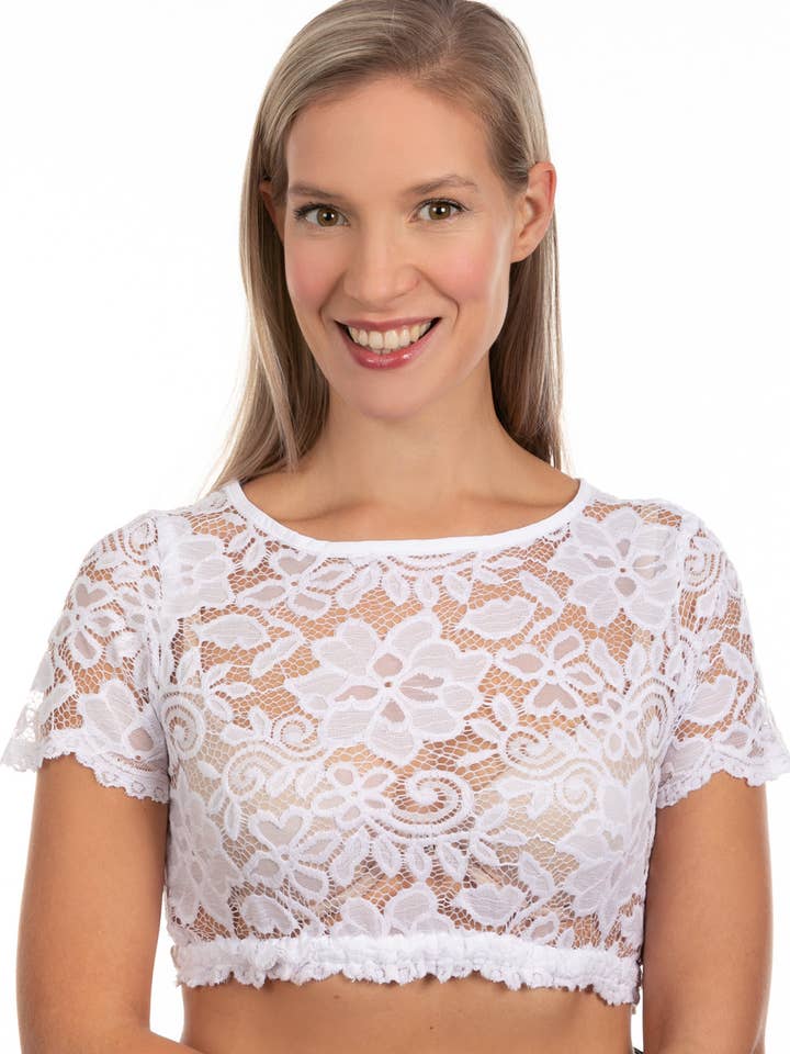 Dirndl blouse Ella for wholesale by Edelnice Trachtenmode GmbH & Co. KG