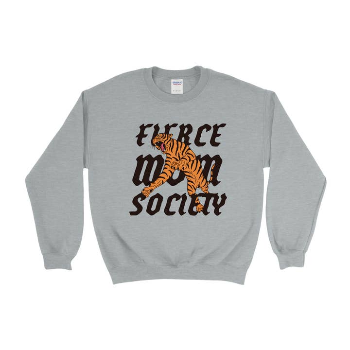 Lucy + Company - Wholesale Graphic Sweatshirt - Women's - Fierce Mom Society Tiger Graphic Sweatshirt5