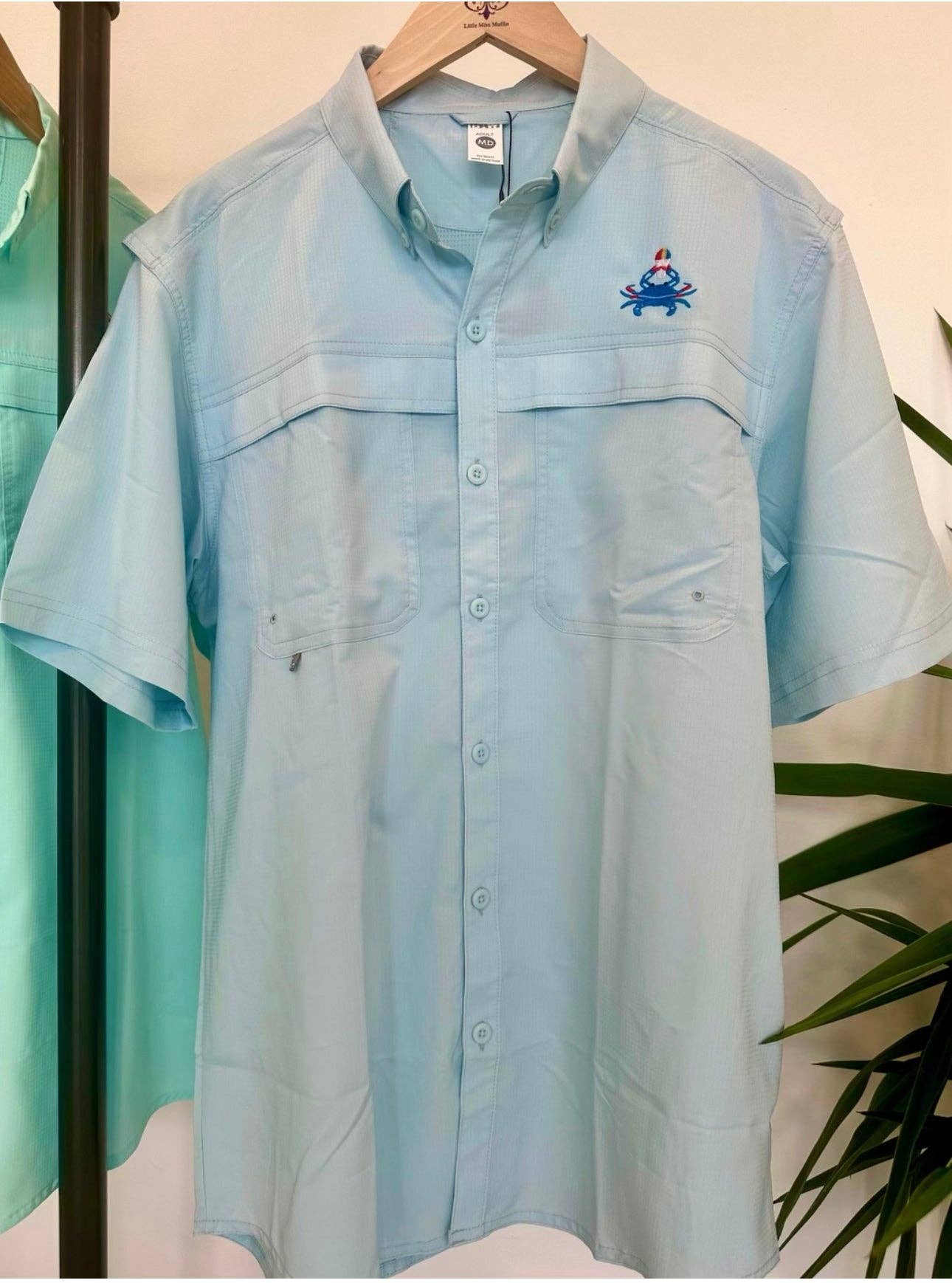 WHEREable Art, LLC – wholesale Buttoned-down shirt – Unisex – Men's Sun Protection Fishing Shirts 15