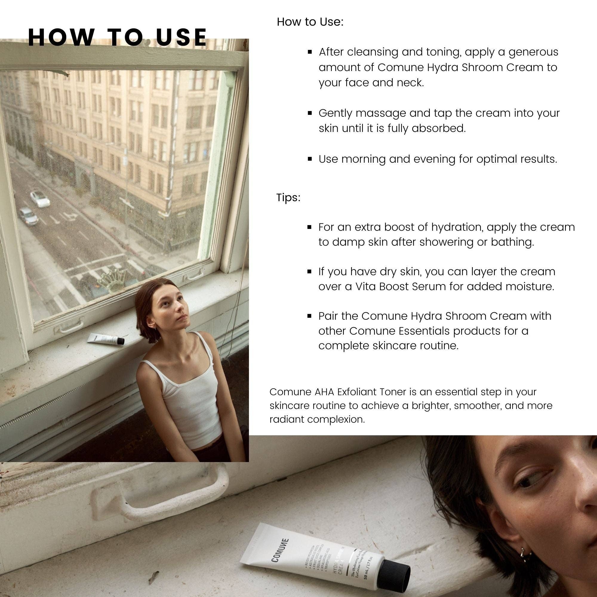 COMUNE - Wholesale Facial Moisturizer - Hydra Shroom Cream13