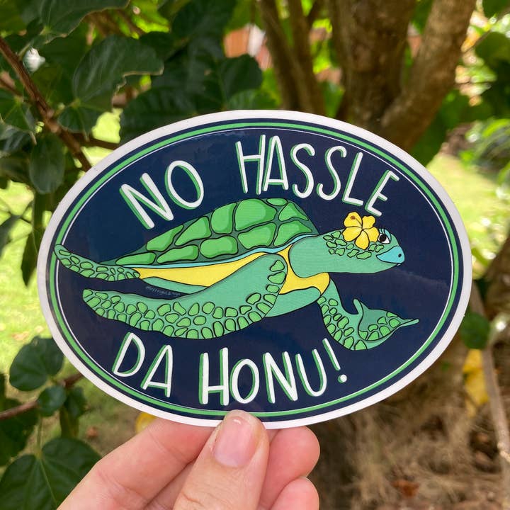 Left Right Design – Engroshandel Klistermærke – Ingen besvær med Honu Sticker1