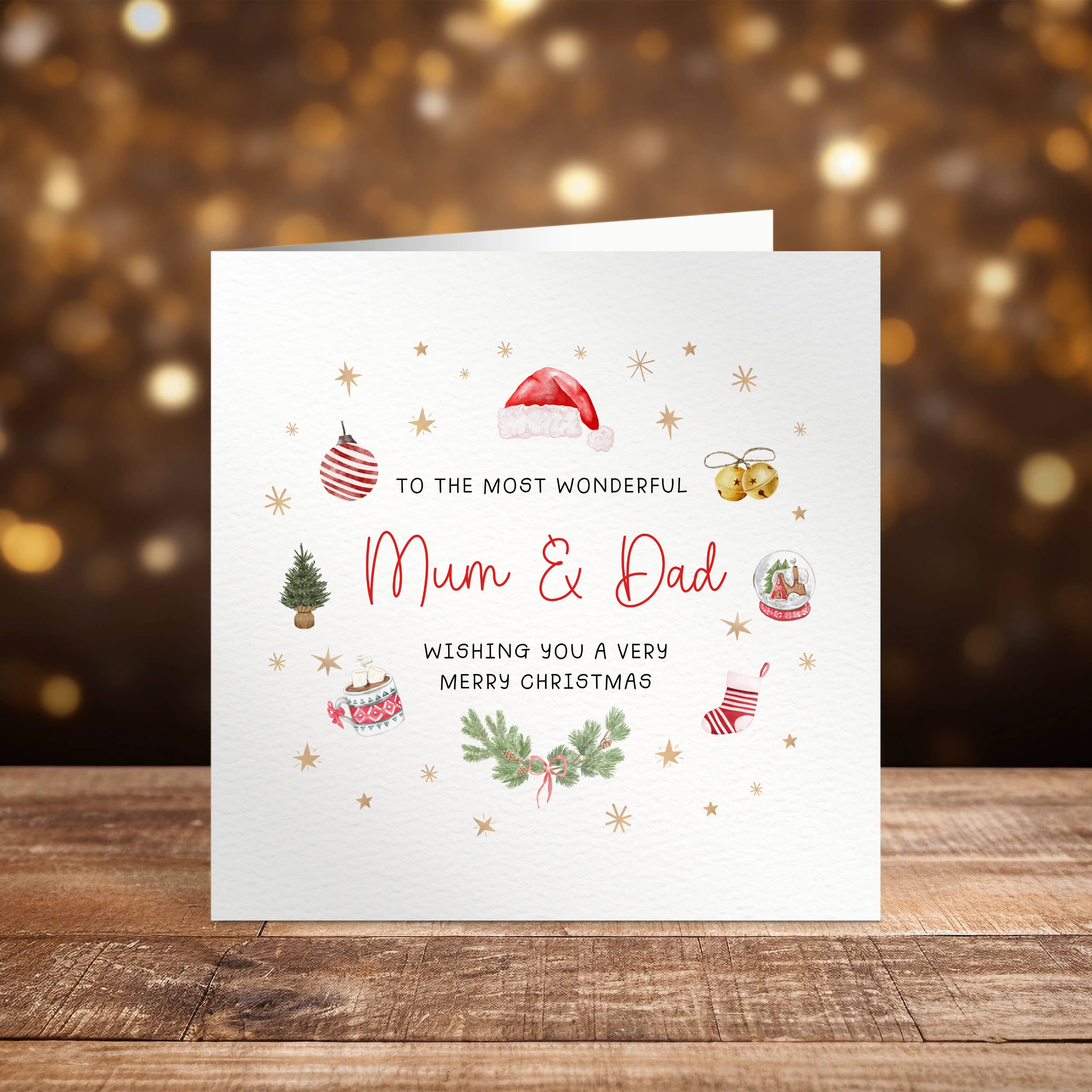 Swale Studios – wholesale Christmas card – Mum & Dad Christmas Card