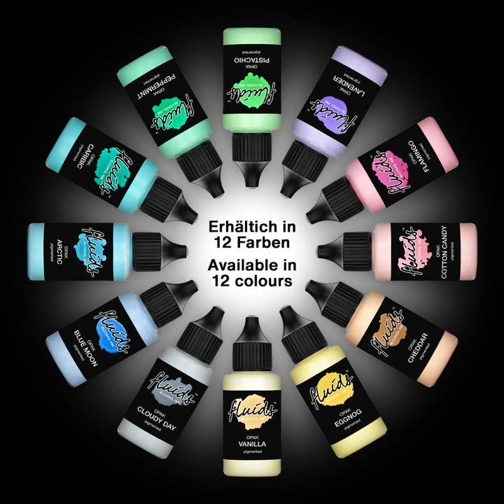 Octopus Concept GmbH - Wholesale Craft Supplies - Fluids Alcohol Ink OPAQUE COTTON CANDY, fluid art ink3