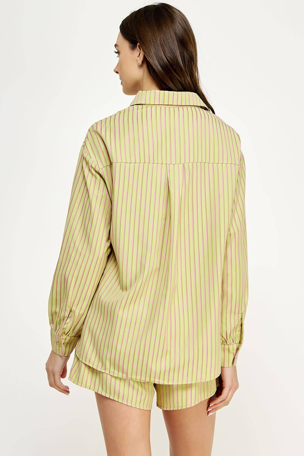 Strut & Bolt - Venta al por mayor Camisa con botones - Mujer - Camisa extragrande de rayas7