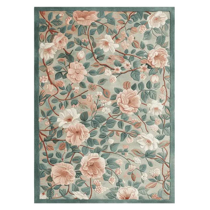 Wandering Bloom Trail Hand Tufted Rug for wholesale by Maia Homes