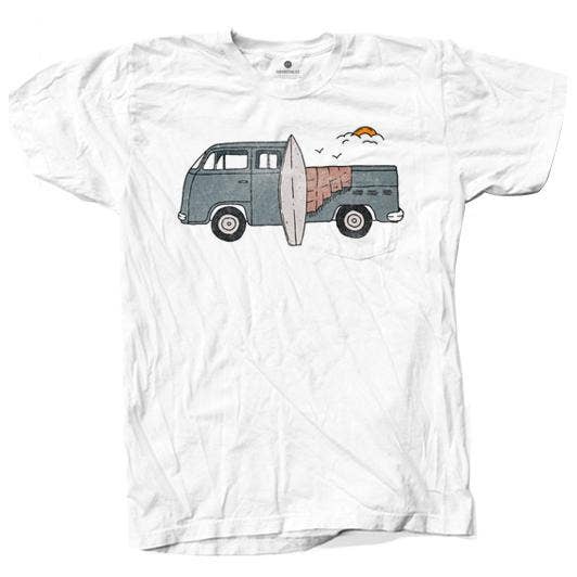 Beach Truck - White for wholesale by The Poster List