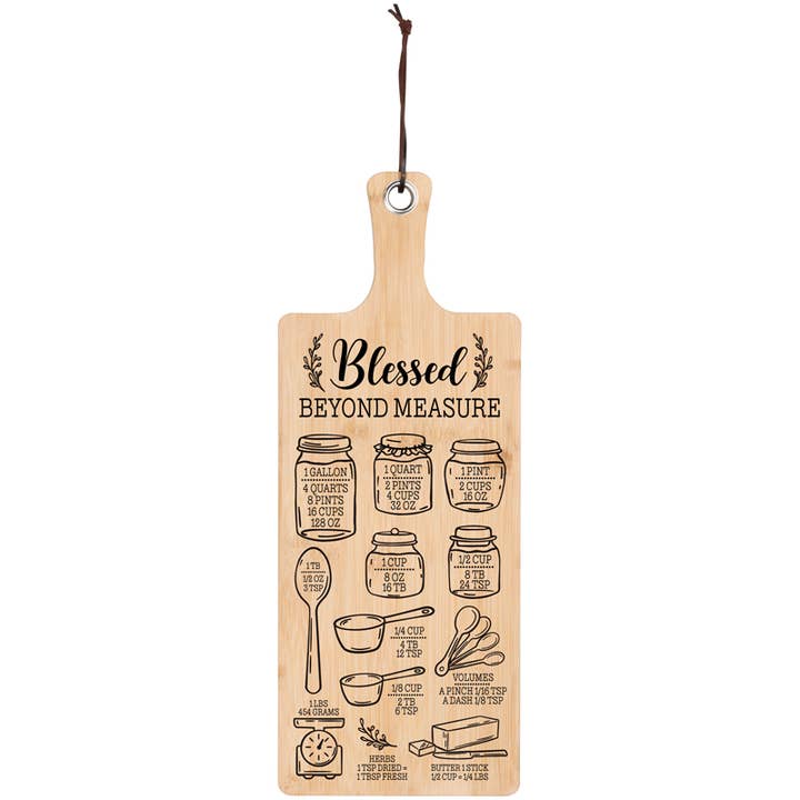 "Blessed Beyond" Serving Board for wholesale by Gift & Garden by Carson