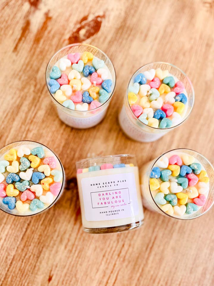 Vela de soja Sparkling para venta al por mayor de Home Scape Plus