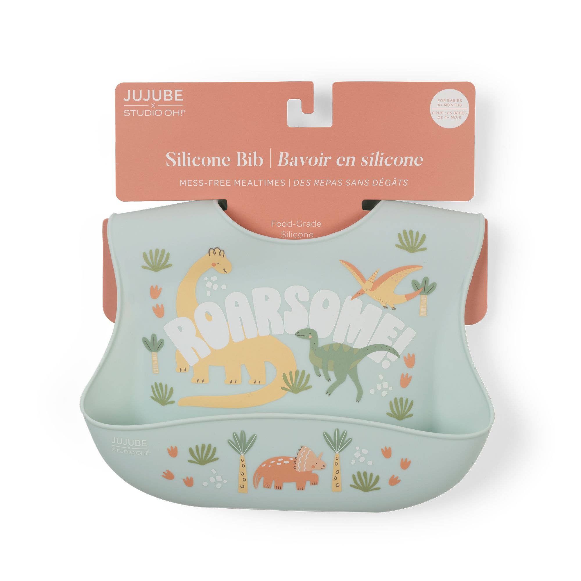 JuJuBe - Wholesale Bib - Baby - Silicone Bib Roarsome