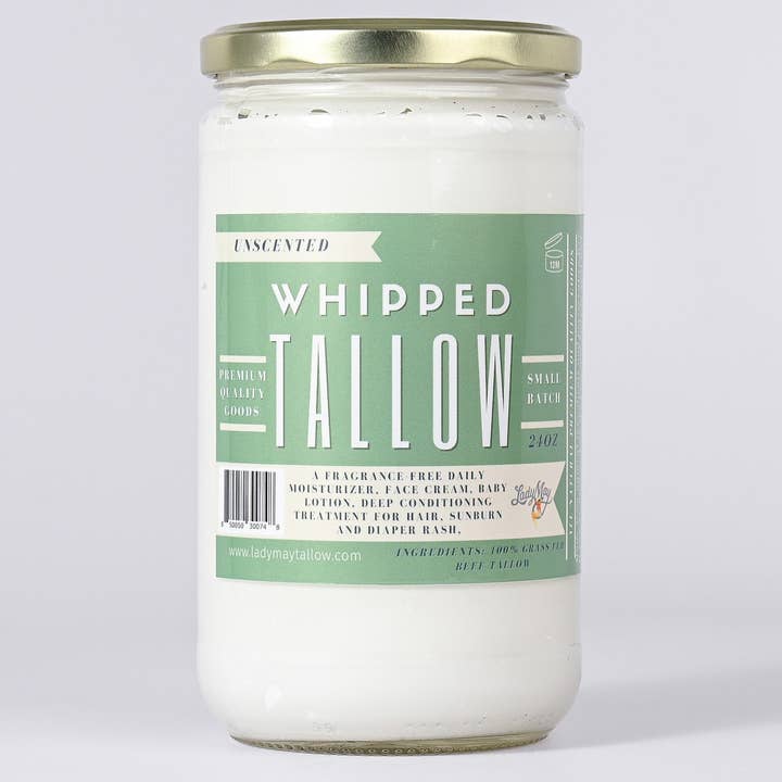 Lady May Tallow – wholesale Lotioner och fuktkrämer – Doftfri Vispad Talgfuktighetskräm | 100% Naturlig Hudvård