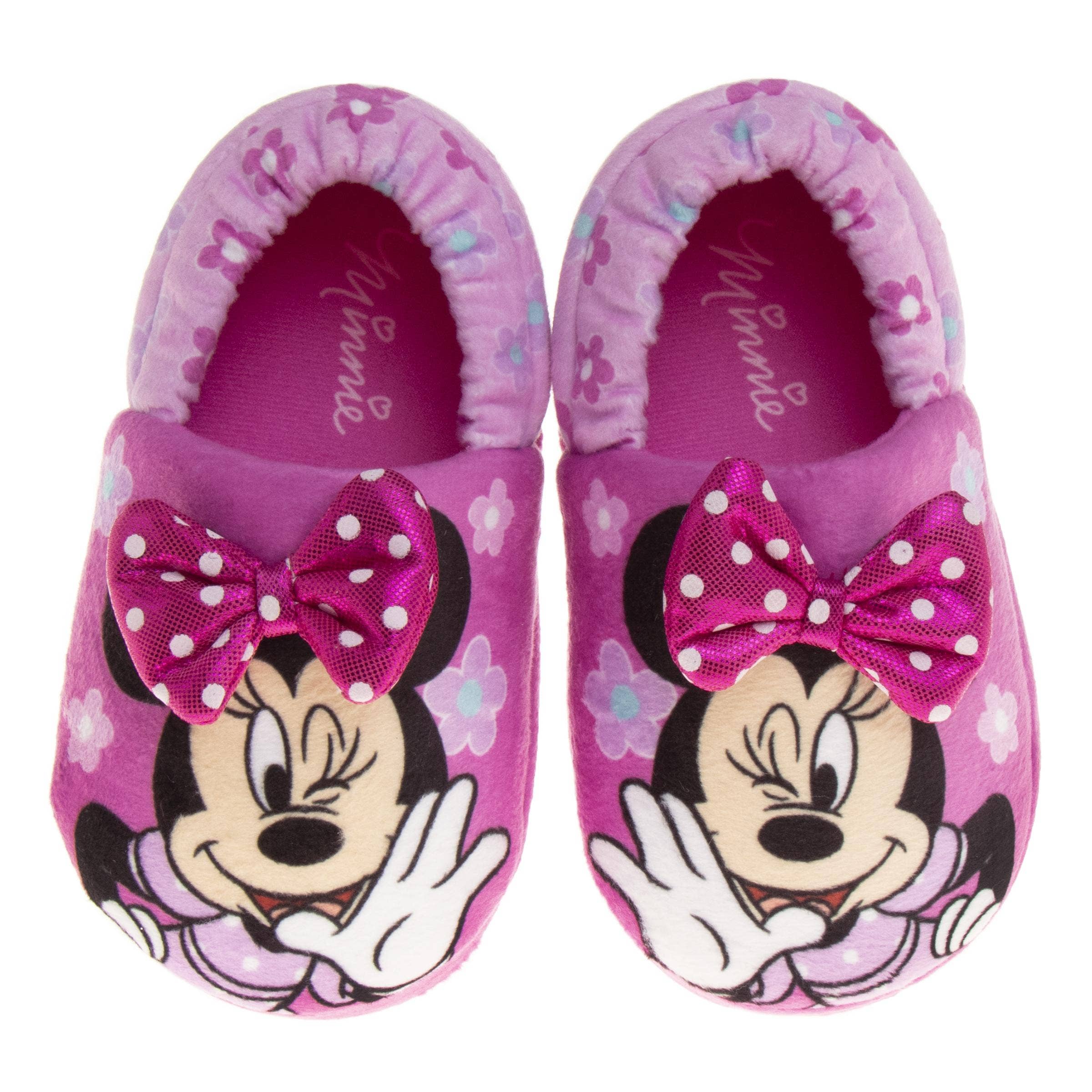 Josmo Shoes Inc - Wholesale Slippers - Kids - Disney Minnie Mouse Bow Plush Slippers (Toddler/Little Kid)0