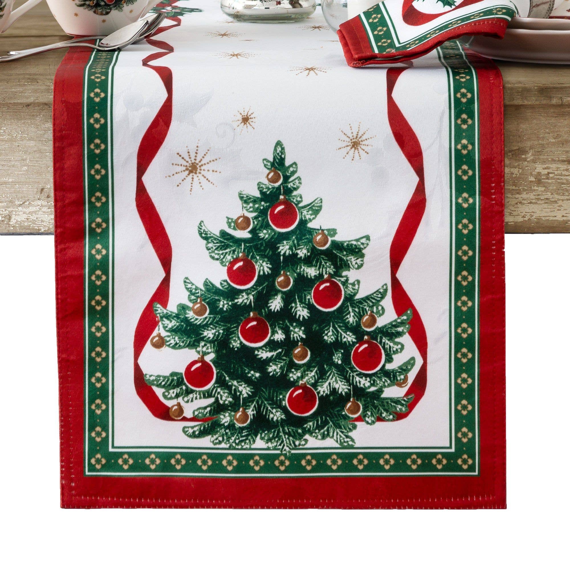 Threadmade Home - Wholesale Table Runner - Villeroy & Boch Toy's Delight Holiday Table Runner -13x701