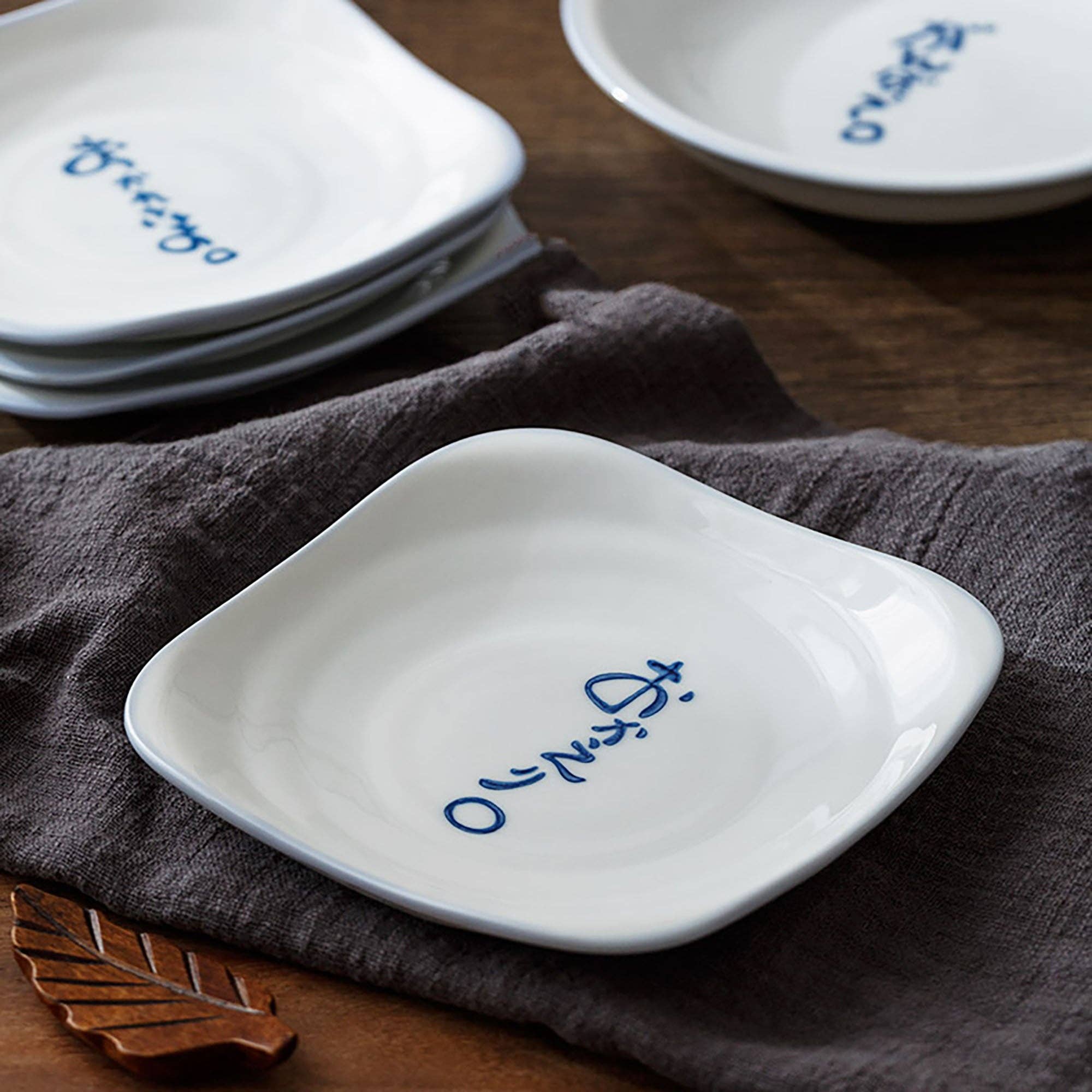 MinoCraft - Wholesale Dinner Plate - Plates with positive Japanese phrases5