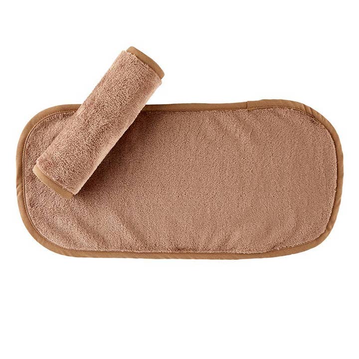 Angle - Wholesale Bath Towel - Face Cloth + Scrunchie Set - Mocha2