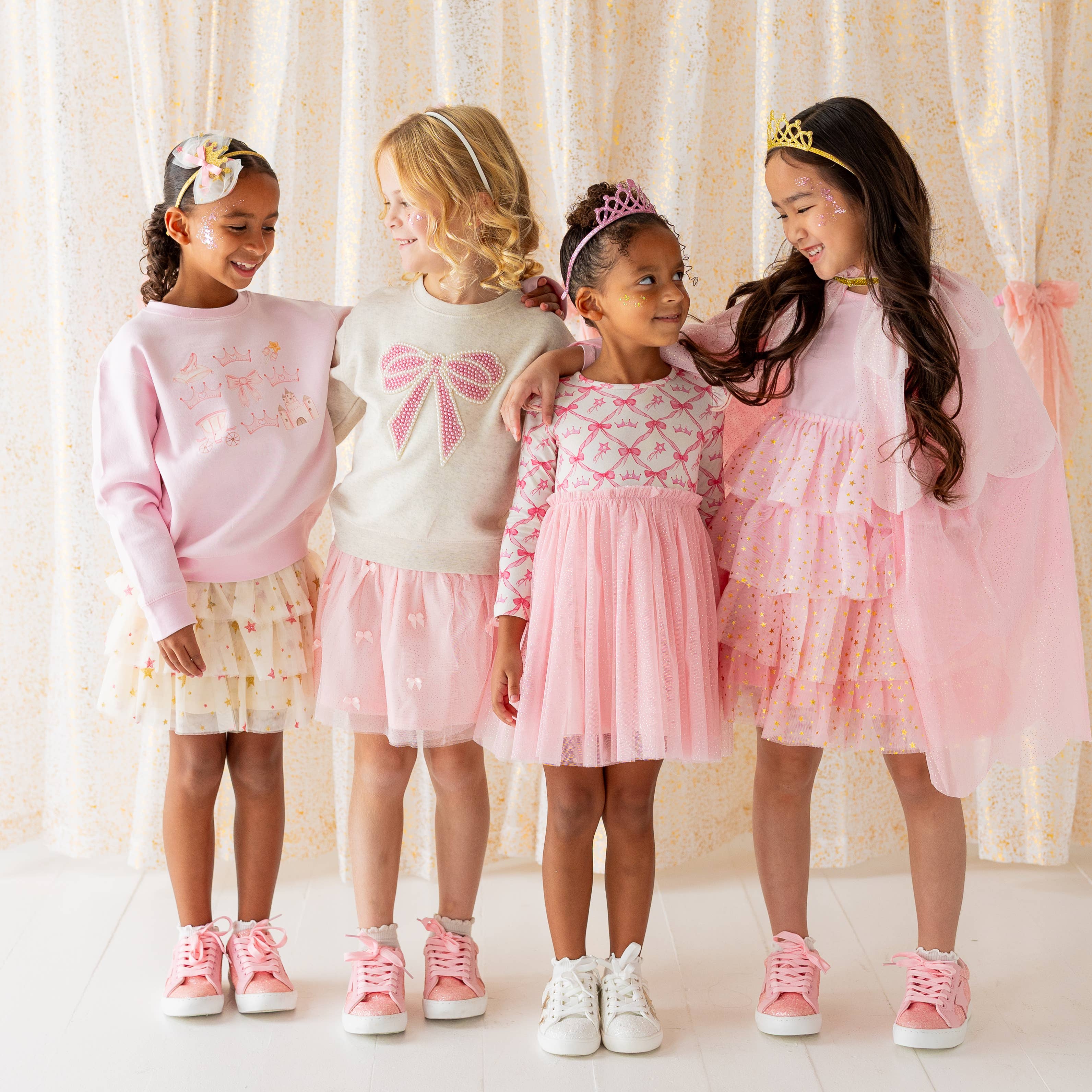 Sweet Wink - Wholesale Sweatshirt - Kids - Pearl Bow Patch Sweatshirt - Kids Boutique Clothing4