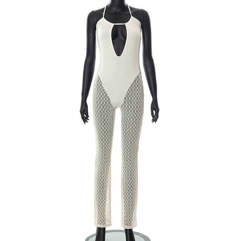 MB Fashion Wholesale - Wholesale Jumpsuit - Women's - MB FASHION MESH COCKTAIL JUMPSUIT 760T0