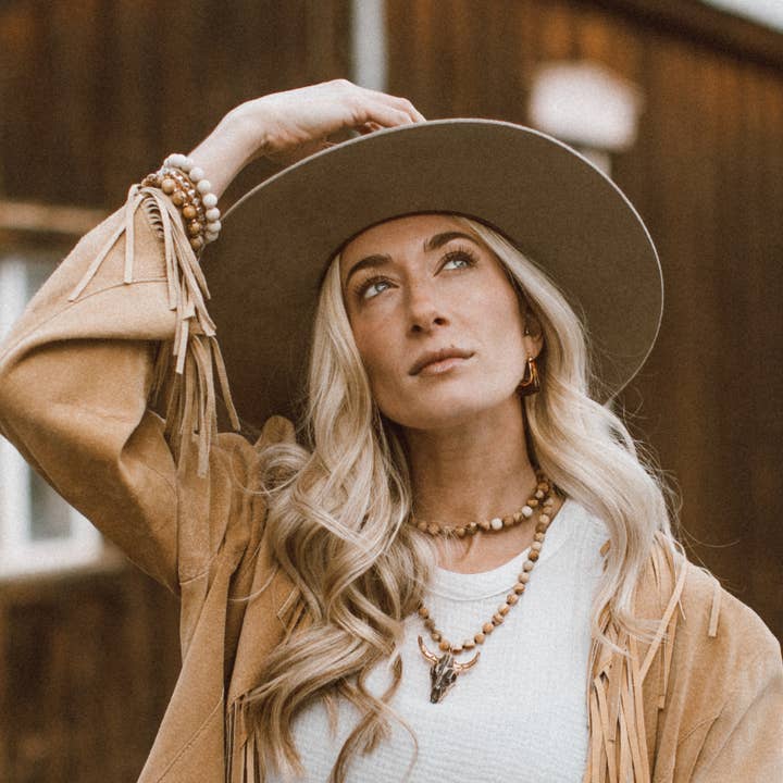 Nya Rose - Wholesale Pendant/Charm Necklace - Texas Horn Pendant5