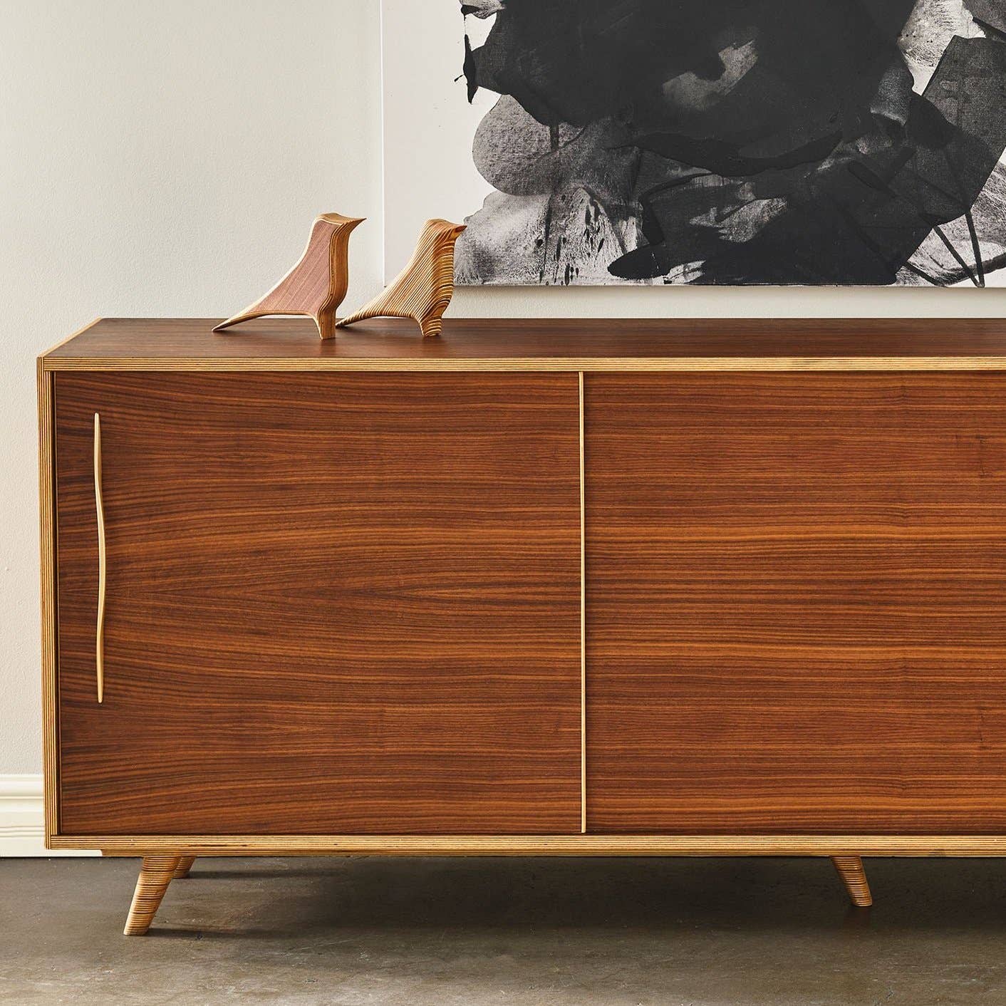 Relic Modern™ | Furniture & Objects - Wholesale Sculpture - Modern Minimalist Walnut and Baltic Birch Robin Sculpture5